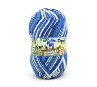 Opal Regenwald 19 (420m) 6-fädiges Garn - Wollmischung, zum Stricken warmer Socken mit einzigartigen Farbmustern, 11343, 1 x 150g