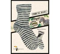 Opal Regenwald 20 Jahre Jubiläum 6-fädig Garn - Wollmischung, zum Stricken von warmen Socken, Pullovern, Mützen, Handschuhen und Schals 1450 grau, 1 x 150g