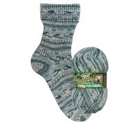 Opal Schafpate 16 Porträääh (425m) 4-fädig Garn - Wollmischung, zum Stricken kuschelig warmer Socken mit einzigartigen Farbmustern, 11457, 1 x 100g