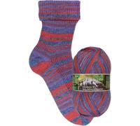Opal Schafpate 18 Waldspaziergang 4-fädige Sockenwolle 100 g | 75% Schurwolle 25 % Polyamid, 420m Lauflänge, Nadelstärke 2-3,Unterstützung d. Wanderschäferei,Wolle v. deutschen Schafen