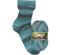 Opal Schafpate 18 Waldspaziergang 4-fädige Sockenwolle 100 g | 75% Schurwolle 25 % Polyamid, 420m Lauflänge, Nadelstärke 2-3,Unterstützung d. Wanderschäferei,Wolle v. deutschen Schafen