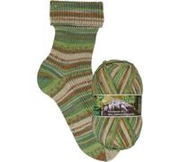 Opal Schafpate 18 Waldspaziergang 4-fädige Sockenwolle 100 g | 75% Schurwolle 25 % Polyamid, 420m Lauflänge, Nadelstärke 2-3,Unterstützung d. Wanderschäferei,Wolle v. deutschen Schafen