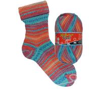 Opal Sockenwolle 4-fach 30 Jahre Opal 11743 Das kunterbunte Kilo (1,64 € pro 100 m) Farbe:11743 Das kunterbunte Kilo