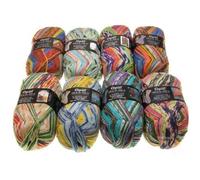 Opal Sockenwolle, Hundertwasser II, Set 8 x 100 g