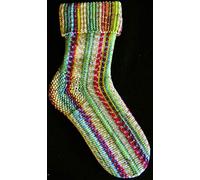 Opal Pullover- und Sockenwolle, 4-fädig, in Variation nach Hundertwasser-Werken, Winterbild Polyp Wintergeist - Werk 625, aus Schurwolle