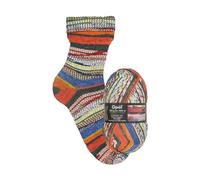 Opal Sockenwolle Hundertwasser | Sockengarn 4-fädig | Strumpfwolle zum Stricken und Häkeln | 100g, 420m (1435)