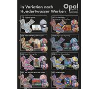 Opal Sockenwolle Paket, 8 x 100 g, 4-fädig mit Farbverlauf, Wolle, Polyamid, 420 m/100 g, 2-3 mm, 800 g, Maschinenwäsche bis 40°C