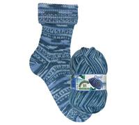 Opal Sockenwolle Regenwald 21, 75% Schurwolle/25% Polyamid, 4-fädig, 100g, 425m Lauflänge, Nadelstärke 2-3 (11607 Rettungsringstrickerin)