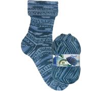 Opal Sockenwolle Regenwald 21, 75% Schurwolle/25% Polyamid, 4-fädig, 100g, 425m Lauflänge, Nadelstärke 2-3 (11607 Rettungsringstrickerin)