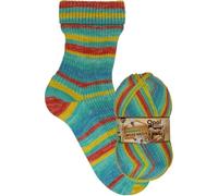 Opal Sockenwolle Schafpate 17 Wilde Natur, 100g, 425m Lauflänge, Nadelstärke 2-3, 75% Schurwolle/25% Polyamid, Waschbar 40° (11595 Albkräuter)