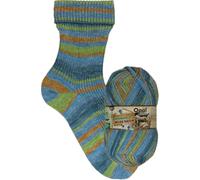 Opal Sockenwolle Schafpate 17 Wilde Natur, 100g, 425m Lauflänge, Nadelstärke 2-3, 75% Schurwolle/25% Polyamid, Waschbar 40° (11591 ungezähmte Flüsse)