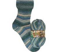 Opal Sockenwolle Schafpate 17 Wilde Natur, 100g, 425m Lauflänge, Nadelstärke 2-3, 75% Schurwolle/25% Polyamid, Waschbar 40° (11594 Schäfchenwolken)