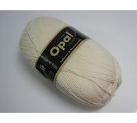 Opal Sockenwolle 100g Uni Natur 4-fach (6,75 € pro 100 g)