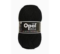 Opal Sockenwolle Uni 4-fach - Wolle für Socken - 2619 - Tiefschwarz