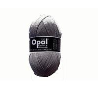 OPAL Uni (425m) 4-fädiges Garn - Wollmischung, leuchtende Volltonfarben, Garn für warme Socken und Pullover, 5193 Mittelgrau, 1 x 100 g