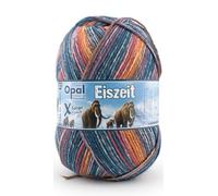 Opal XLarge Eiszeit 8-fach Strickgarn, Sockenwolle, 75% Schurwolle Superwash, 25% Polyamid, 150g, 320m LL, 40°C, für Socken,Mützen, Schals und Pullover (11574 Mammut)