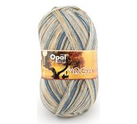 Opal Yoga 4-fach Sockenwolle, 75% Schurwolle Superwash, 25% Polyamid, 100g Knäuel, 425m Lauflänge, für Socken und Accessoires (11664 Losgelöstheit)