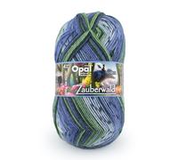 Opal Zauberwald (425m) 4-fädiges Garn - Wollmischung, zum Stricken warmer Socken mit einzigartigen Farbmustern, 11441, 1 x 100g