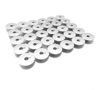 Opatiny 26 mm Aluminium-Spulen Adler für Eagle 367 467 767 768 867 868 Nähmaschine, Silberfadenspulen, 10/20/30/50 Stück (30 Stück)