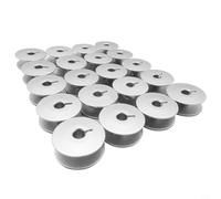 Opatiny 26 mm Aluminium-Spulen Adler für Eagle 367 467 767 768 867 868 Nähmaschine, Silberfadenspulen, 10/20/30/50 Stück (20 Stück)