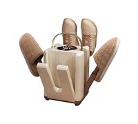 Opdestn Arbeitsstiefel Trockner,6 Trocknungsöffnungen Trockner und Wärmer,Elektrischer Zusammenklappbarer Stiefelwärmer mit Timer - Für Innenbereich Reise Schuhe Turnschuhe Handschuhe Outdoor