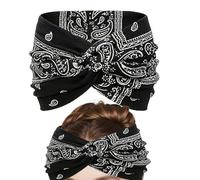 Opdestn Haarbänder Boho - Stilvolles Elastisches Haarband - Stilvolles Sportband Für Frauen Mädchen Freizeit Yoga Fitness Radfahren Outdoor Hochzeit Festival