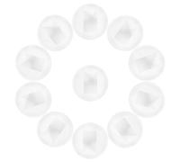 Operitacx 10 Stück Schwebende Schmuckhalter Sockel aus Robustem Kunststoff Transparente Rahmenbasis rutschfest für Schmuckpräsentation und Ausstellungsständer