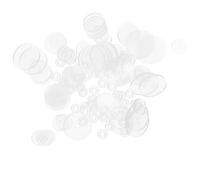 Operitacx 100 Stück Silikon Ohrring Pads Flexible Ohrringscheiben in Verschiedenen Größen (3mm 5mm 7mm 9mm) Sichere Ohrringverschlüsse für Handgefertigten Schmuck Komfortabel