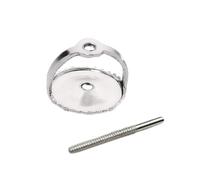 Operitacx 2 Paar Sterling Silber Ohrstecker Schraubverschluss Kleine Ersatz Ohrmuttern Allergiefrei Ohrzubehör für Damen und Herren Silber Schraubverschluss Ohrstöpsel Passend für Standard