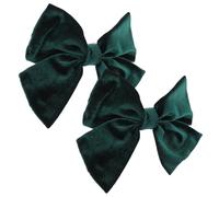 Operitacx 2 Stück pack Schleifen Haarspangen aus Stoff und Metall Dekorative und Robuste Haarclips für Mädchen Elegantes Haaraccessoire für Täglichen Gebrauch und Festivals
