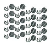 Operitacx 20 Stück Rutschfeste Eiskrallen aus Stahl mit 5 Zähnen Langlebige Anti Rutsch Schuhspikes für Stiefel und Schuhe Beim Wandern und Eisangeln