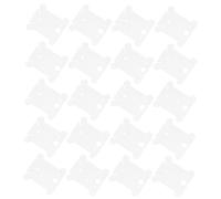 Operitacx 200 Stück Kreuz Stich Wickel Platte Kreuzstichhalter Spulennäher Auf Lager Handwerksspulenhalter Nadelversorgerhalter Stickereien Nadel Zahnseidespulen Klar Transparent Plastik