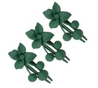 Operitacx 3 Stück pack Französische Haarspangen für Frauen Grüne Haarspangen aus Robustem Abs Material Modisch und Elegant für Festliche Anlässe und Täglichen Gebrauch