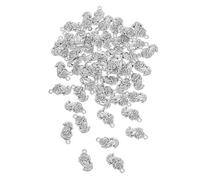 Operitacx 50 Stück Doppelseitige Pi Yao Anhänger aus Langlebiger Legierung Traditionelles Feng Shui Schmuckzubehör für DIY Halsketten Armbänder Schlüsselanhänger Kreative Gestaltung