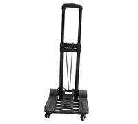 Operitacx Klappbarer Transportwagen Aus Aluminiumlegierung Tragbar Kleiner Einkaufswagen Handwagen Gepäckwagen Mit Verdicktem Muster Und Hoher Tragfähigkeit