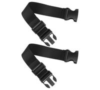 Operitacx Verstellbare Gepäckgurte Kofferschnallenriemen aus Nylon 2 Stück mit Starker Haltbarkeit zum Fixieren und Verbinden von Reisegepäck und Rucksäcken