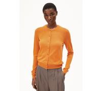 OPHALIAA MERINO STRICKJACKE | aus 100% Bio-Wolle - orange (XS)