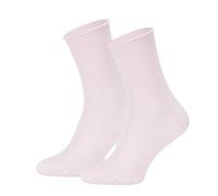 Opi and Max 3 oder 12 Paar Diabetikersocken ohne Gummi - Rollrand Socken aus 98% Bio-Baumwolle, GOTS-zertifiziert - Bequeme, atmungsaktive Baumwollsocken für Damen & Herren Rosa 36-40