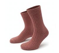 Opi and Max 3 oder 12 Paar Norweger Rillen Socken - GOTS-zertifizierte Baumwollsocken, 90% Bio-Baumwolle, Unisex für Männer & Frauen - Bequeme, Strapazierfähige Alltagssocken Orange Mouline 36-40