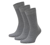 Opi and Max Baumwollsocken GOTS-zertifiziert, 98 % Bio-Baumwolle für Männer und Frauen Grau Melange 41-46