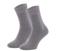 Opi and Max Bio-Baumwolle Frottee Socken - GOTS-zertifizierte Baumwollsocken Grau melange 36-40