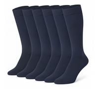 Opi and Max Socken Fuer Damen Herren 3 oder 12 Paar Kniestrümpfe aus 98% Bio-Baumwolle GOTS zertifizierte Navy Blau 36-40