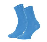 Opi and Max Socken Fuer Herren Damen 3 oder 12 Paar Diabetikersocken ohne Gummi - Rollrand Socken aus 98% Bio-Baumwolle, GOTS-zertifiziert - Bequeme, atmungsaktive Baumwollsocken für Damen & Herren Bl