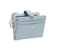 OPIGJUFD Brieftasche Damen Klassische Kurze Damen-Geldbörse, kleine Geldbörse, Ledertasche, Münzbörse Reisebrieftasche(Blue)