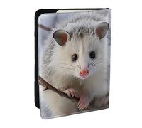Opossum Reisepasshülle im Schnee, RFID-Reisepasshülle, Brieftasche, PU-Leder, Reisepasshülle, niedlicher Reisepassschutz für Damen und Herren