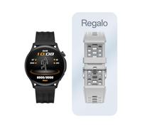 Oppo Watch S Smartwatch, AMOLED-Display von 3,8 cm (1,5 Zoll), bis zu 10 Tage Akkulaufzeit, EKG, SpO2, mehr als 100 Sportmodi, IP68, kompatibel mit Android und iOS, Schwarz