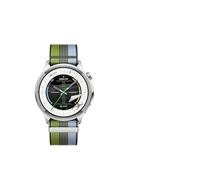 Oppo Watch S Smartwatch, AMOLED-Display von 3,8 cm (1,5 Zoll), bis zu 10 Tage Akkulaufzeit, EKG, SpO2, mehr als 100 Sportmodi, IP68, kompatibel mit Android und iOS, Silber