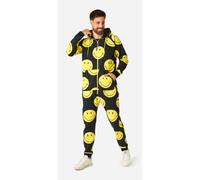 OppoSuit Onesie Smiley Jumpsuit Unisex | XXL - Gelb | Wir machen Party.de |