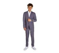 OppoSuits Daily Teens Formal Anzug - Casual Hochzeit und Abschlussball Outfit - Slim Fit - einschließlich Blazer und Hosen - Grau