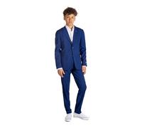 OppoSuits Daily Teens Formal Anzug - Casual Hochzeit und Prom Outfit - Slim Fit - einschließlich Blazer und Hosen - Blau